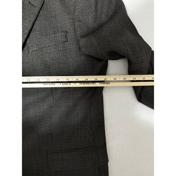 Lauren Ralph Lauren Mens Blazer 42L Wool Tweed Gray Suit Sport Coat - Picture 8 of 9
